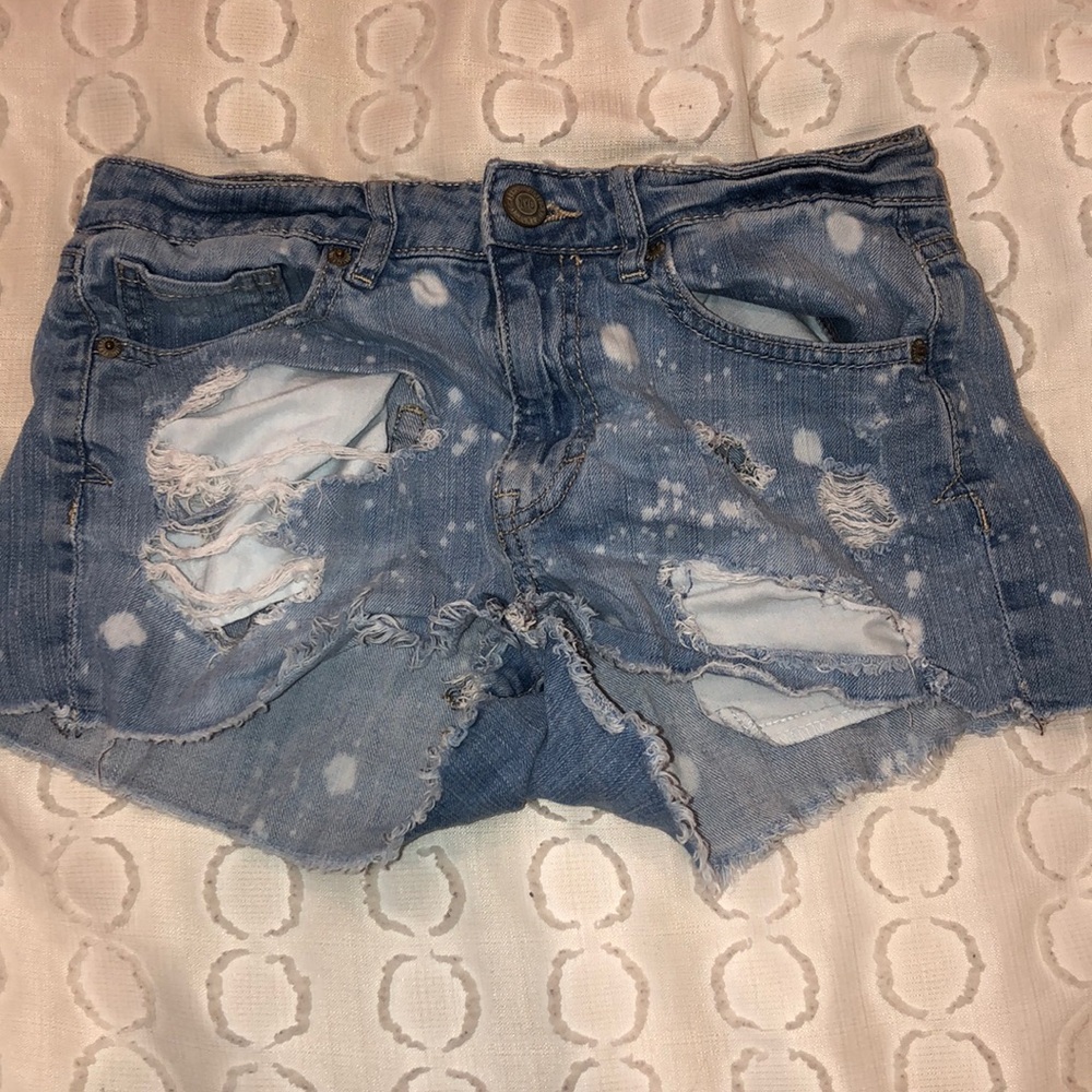 Denim shorts